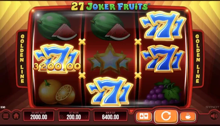 27 Joker Fruits Synot Symbols