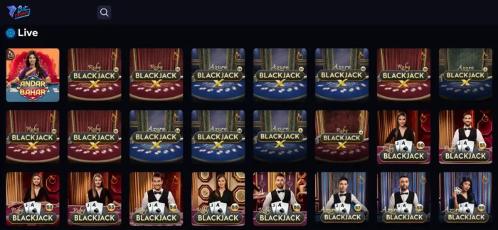 7BitCasino Live Casino