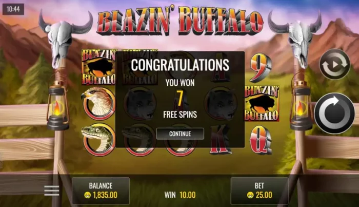 Blazin Buffalo Rival Slot Free Spins