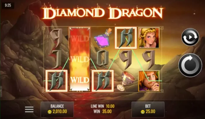 Diamond Dragon Rival Slot Symbols