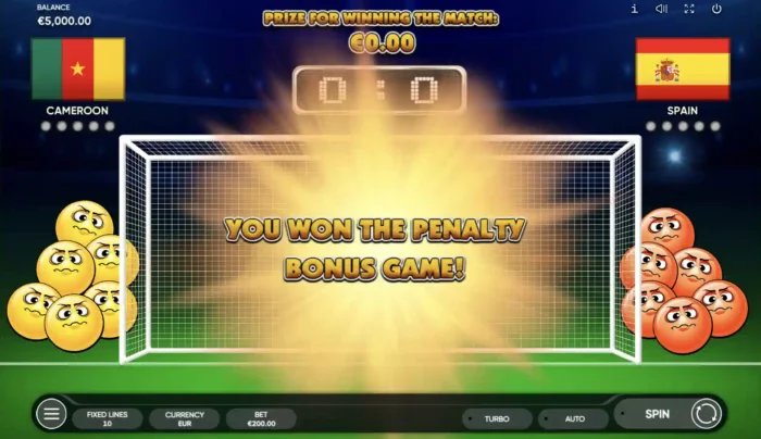 Football 2022 Endorphina Slot Bonus Game