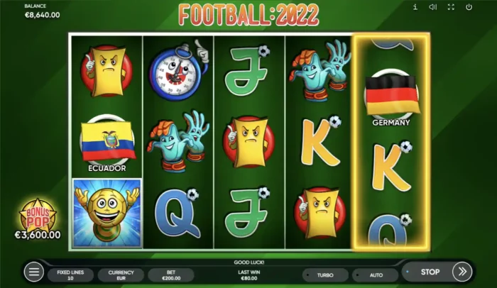 Football 2022 Endorphina Slot Content