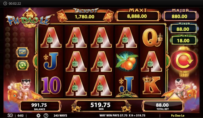 Fu Dao Le Bally Slot Win