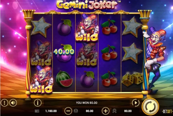 Gemini Joker Betsoft Slot Symbols