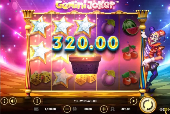 Gemini Joker Betsoft Slot Win