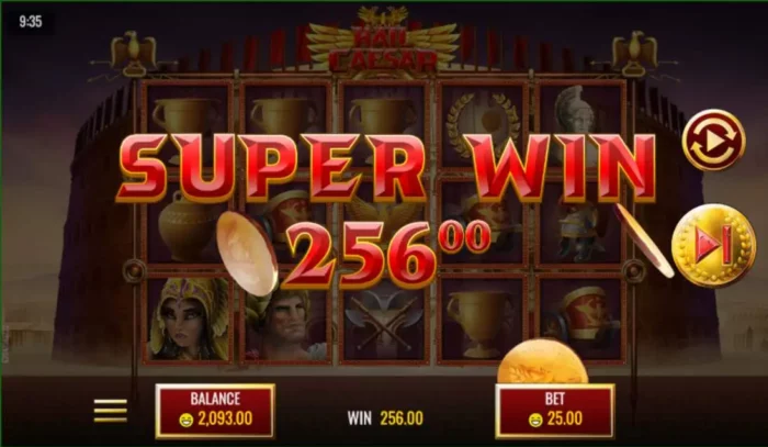 Hail Caesar Rival Slot Win