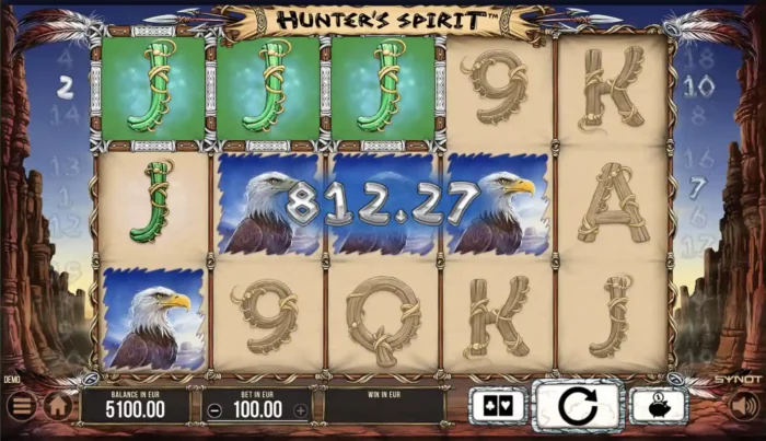 Hunters Spirit Synot Slot Win