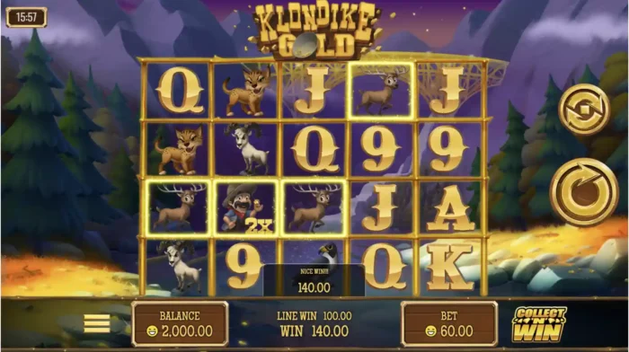 Klondike Gold Rival Slot Content