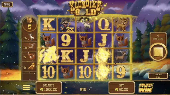 Klondike Gold Rival Slot Free Spins Game