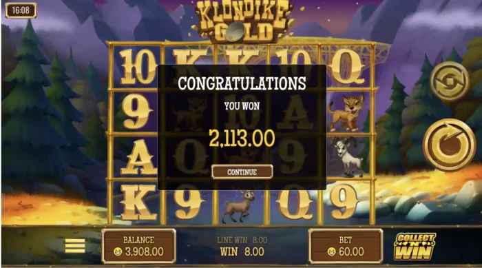 Klondike Gold Rival Slot Free Spins Win End