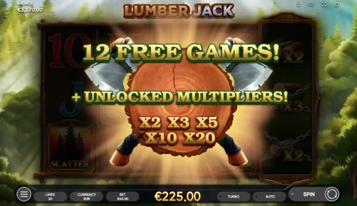 Lumber Jack Endorphina Slot Free Spins